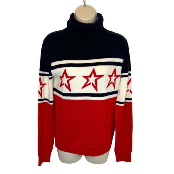 Perfect Moment Chopper Sweater Red Navy Blue NWT - Size M - Picture 2 of 9